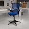 Flash Furniture Office Chair, Mesh, Blue HL-0016-1-BK-BL-GG - alternate 1